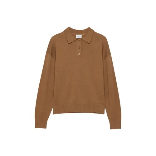 ARITZIA Sunday Best Tai POLO Свитер Поло Женские Saville Saville Коричневый