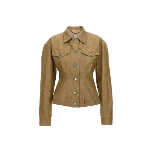 STELLA MCCARTNEY Хаки Женские Куртки