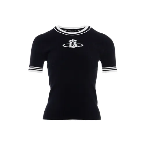 BESIONIA Черные Женские Т-рубашки