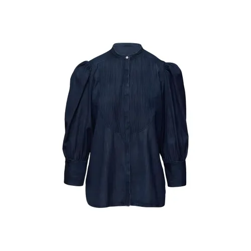 GAP Harlem's Fashion Row Collaboration Индиго Женские Рубашки