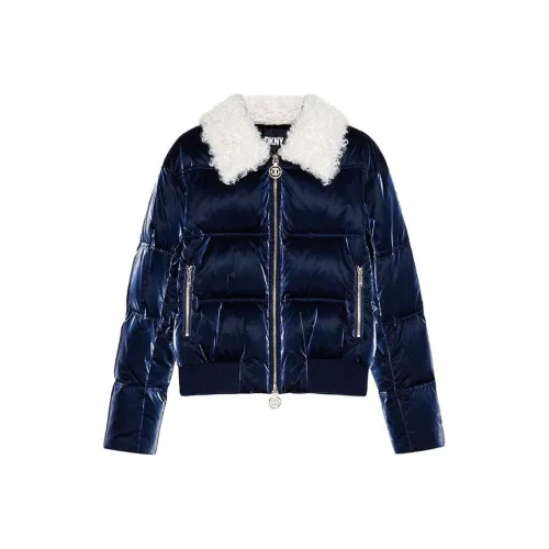 DKNY Пуховик Женский Темно-Синий