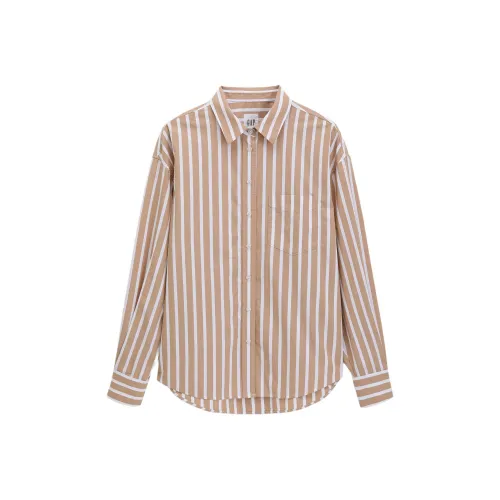 GAP Хаки Полосы Женские Рубашки