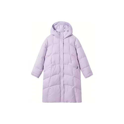 QIAODAN Мелкие блестки Фиолетовый Женские Пуховики