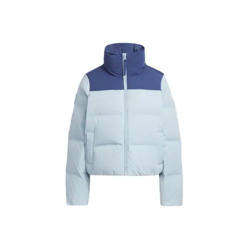 Adidas Originals Clover Series Outfit Пуховик Женский Светло-Синий