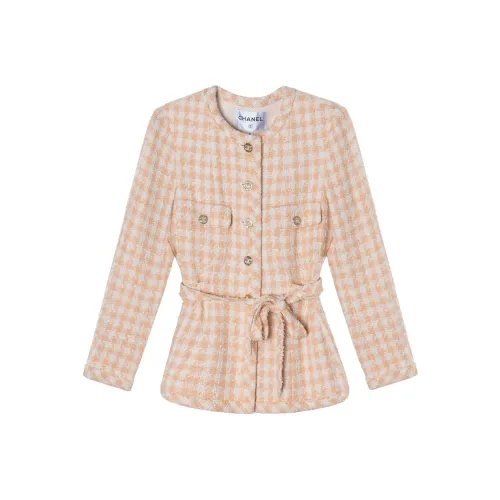 CHANEL Куртки и Пальто Женские Оранжевые