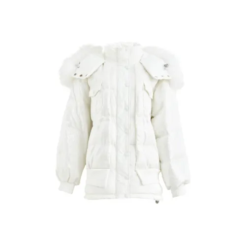 MASFER.SU Пуховик Женская Белая