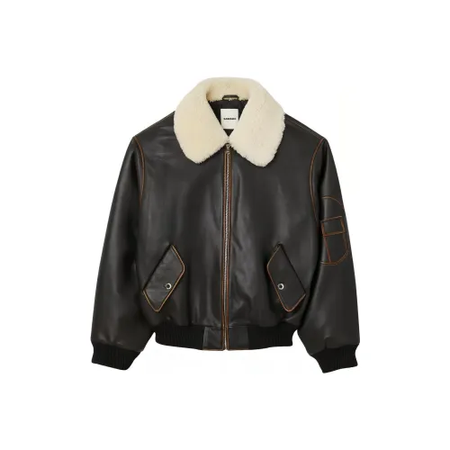 Sandro Куртки и Пальто Женские Коричневый Желтый