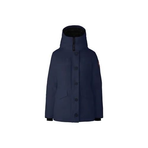 Canada Goose Lynnwood Series Женские пуховики темно-синего цвета