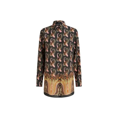 ETRO Черные Женские Рубашки