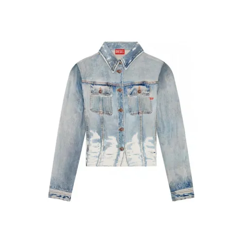 DIESEL Рубашка Женская Светло-Синяя
