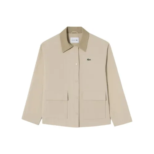 Куртки и пальто женские хаки от LACOSTE Collaboration