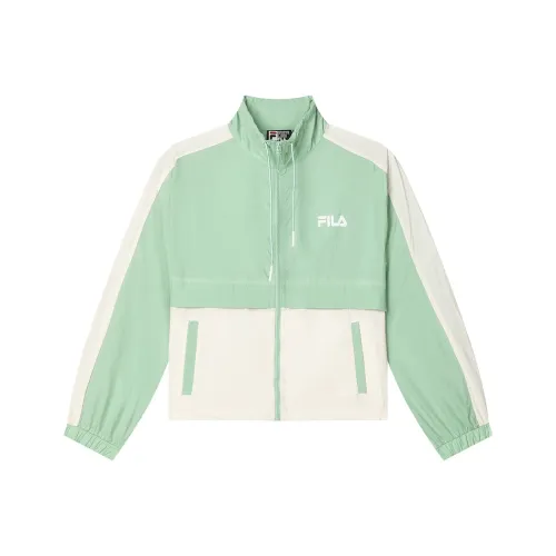 FILA Бирюзовый Дымчато-зеленый Женские Куртки