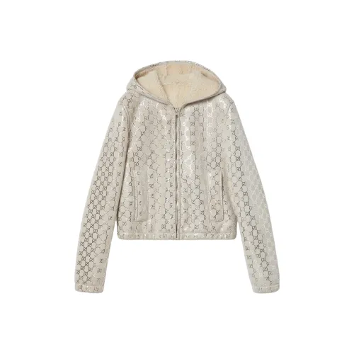 GUCCI SS25 Куртки и Пальто Женские Айвори