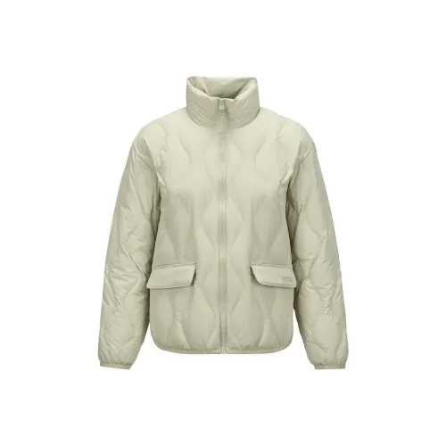 Skechers Mountain and Wild Outdoor Series Пуховик Женские Бежевый