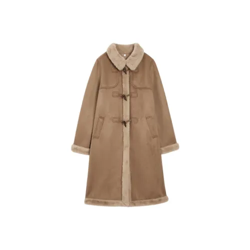 Love To Serve Куртки и Пальто Женские Коричневый