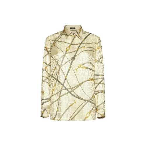 VERSACE SS24 Рубашка Женская Желтая