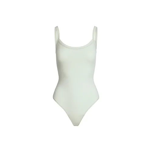 SKIMS SS25 Хлопок Джерси Scoop Шея Комбинезон BODYSUIT Женский Мятный Мятный