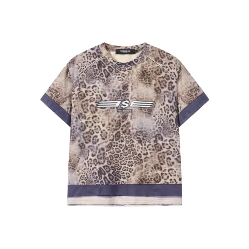 BLINDNOPLAN SS25 T-Shirt Унисекс Леопардовый принт