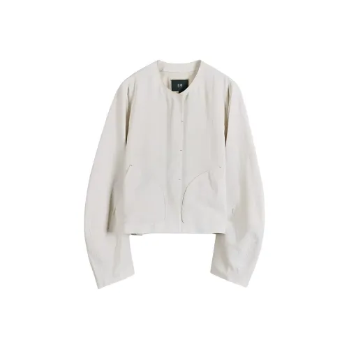 Rizhuo Куртки Пальто Женские Овца Белый