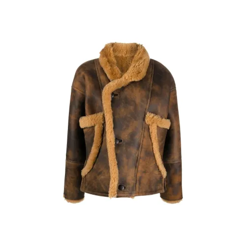 SANDRO Коричневые Женские Куртки