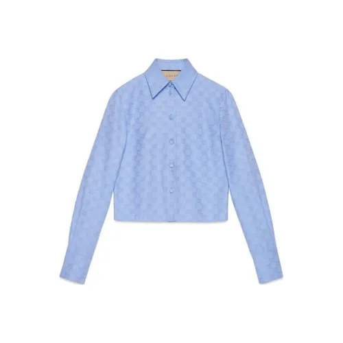GUCCI Синие Женские Рубашки