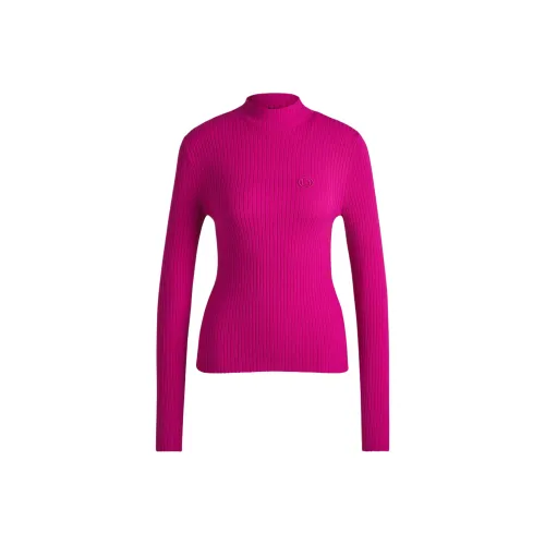 HUGO BOSS Розовый Женский Трикотаж