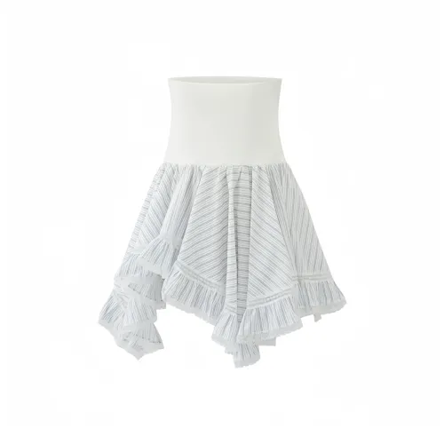 MTHE Без бретелей Топ Женский Белый