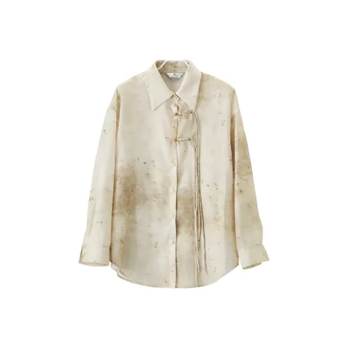 XIANGYING Верблюжий Женские Рубашки