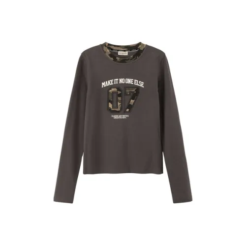 NO ONE ELSE T-Shirt Женская Угольный Серый