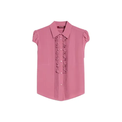 MaxMara Studio Рубашка Женская Розовая