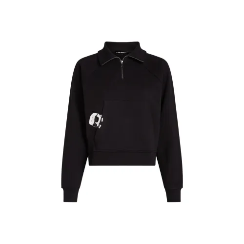 Свитшот KARL LAGERFELD женский черный