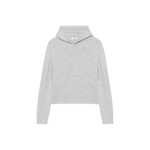 ARITZIA Кашемир Толстовка Кашемир Свитер Женские Heather Chrome Heather Chrome Серый