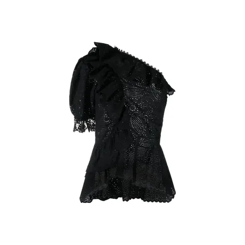 Ulla Johnson FW23 Рубашка Женская Черная