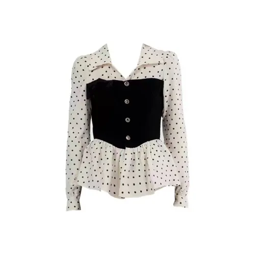 PLAY BUSH Белые Женские Рубашки