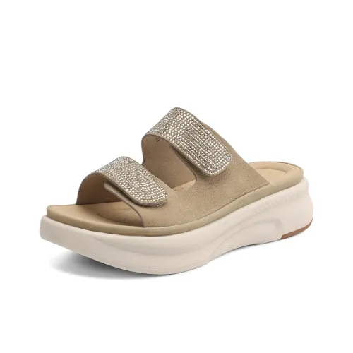 BOERDIQI Стразы Устойчивые к истиранию Слипоны Женские