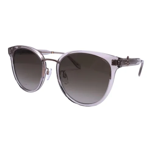 Vivienne Westwood Ацетатные солнцезащитные очки с неровными краями унисекс прозрачные