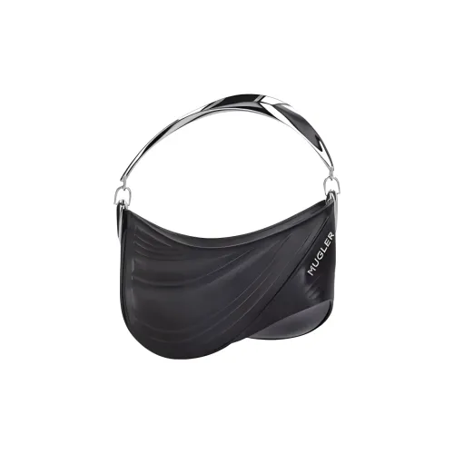 Mugler Кожа Одно плечо Сумка Женская Черная