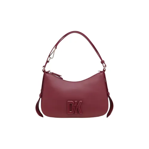 DKNY Кожа Сумка через плечо Маленькая Женская Бордовая