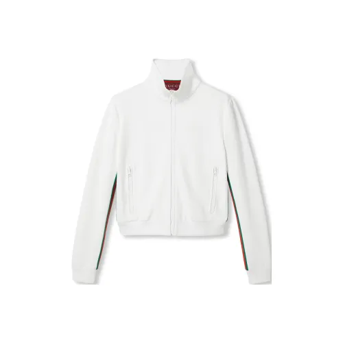 GUCCI SS24 Куртки и Пальто Женские Экрю