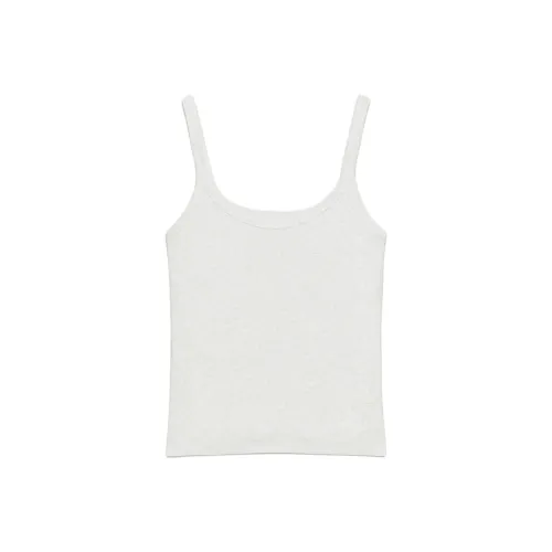 Aritzia TNA HomeStretchTM Майка с круглым вырезом Tank Top Женский Heather Cloud White Heather Cloud White
