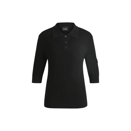 HUGO BOSS Черное Женское Поло
