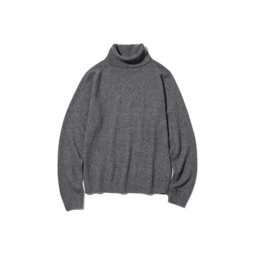 UNIQLO Кашемир Свитер Женский Asphalt Серый