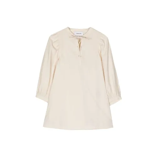 Yves Salomon SS24 Рубашка Женская Айвори Белая