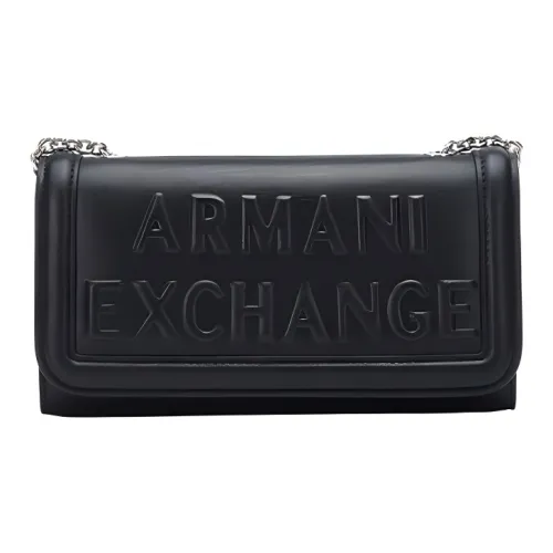 ARMANI EXCHANGEAE Ткань Сумка через плечо Маленькая Женская Черная