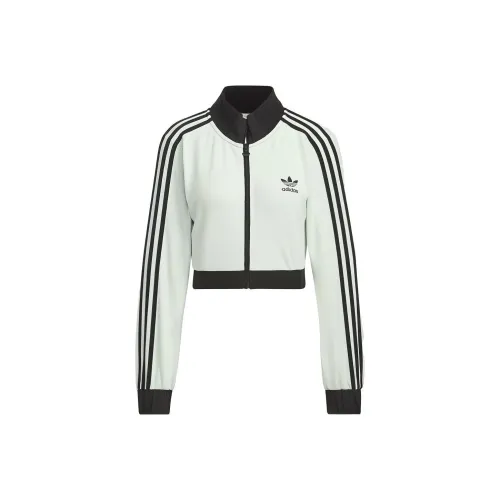 Adidas Originals Куртка Женская Лен Зеленый