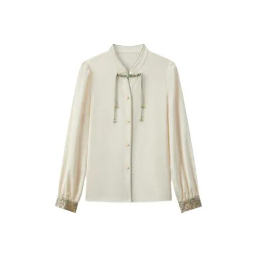 EICHITOO Рубашка Женская Экрю Trim