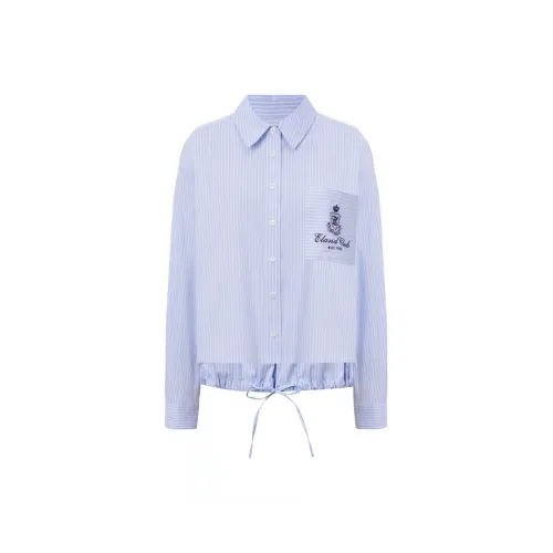 E.land Рубашка Женская Синяя 50Blue