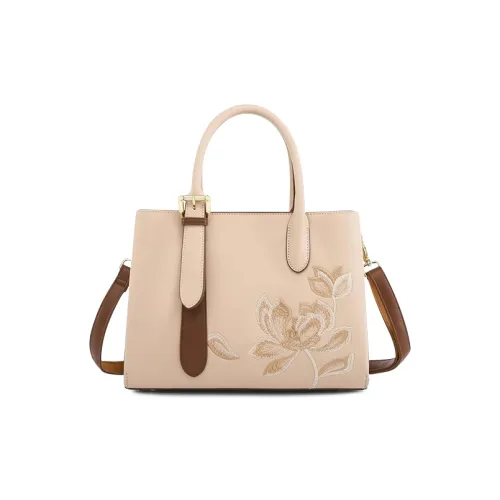 CLEVER KETCH ПУ (полиуретан) Сумка через плечо Сумка Обычная Женская Абрикосовая