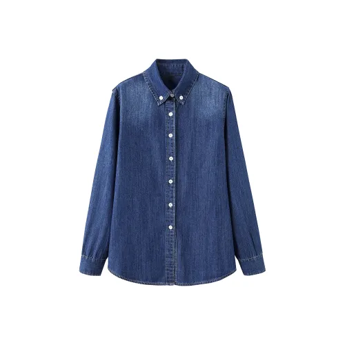 DonnaZilan Синие Женские Рубашки