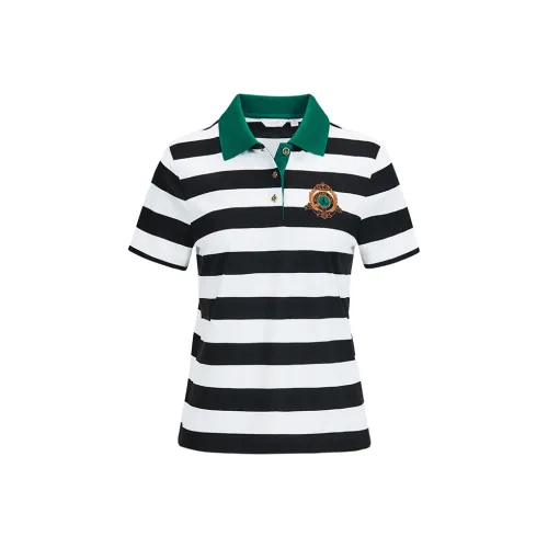 NAVIGARE Поло Женское Ночной Черный Белый